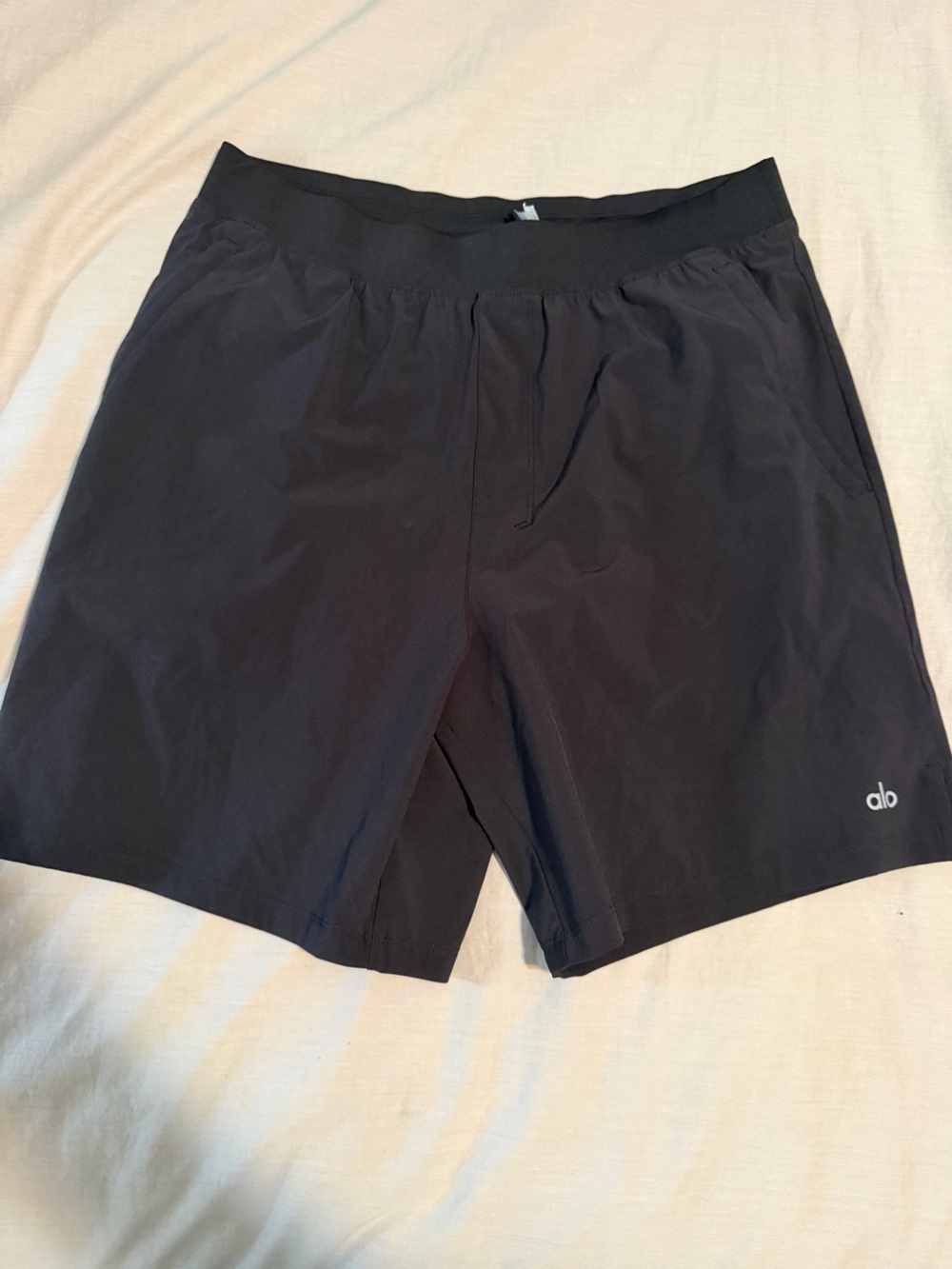 Men's Black Alo Athletic Shorts - never worn size L